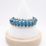 Blue crystal bracelet handmade jewellery jewelry