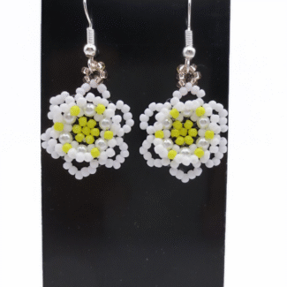 Beaded earrings jewelry jewellery handmade