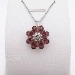 Crystal diamonte pendant handmade jewelry jewellery