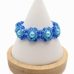 Blue bracelet handmade jewelry jewellery
