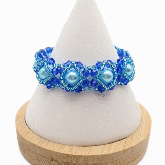 Blue bracelet handmade jewelry jewellery