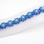 Blue bracelet handmade jewelry jewellery