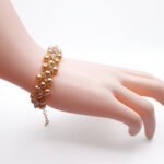 Pearl crystal bracelet handmade jewelry jewellery