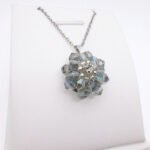 Crystal diamonte pendant handmade jewelry jewellery