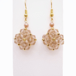 Champagne Crystal earrings jewelry jewellery handmade
