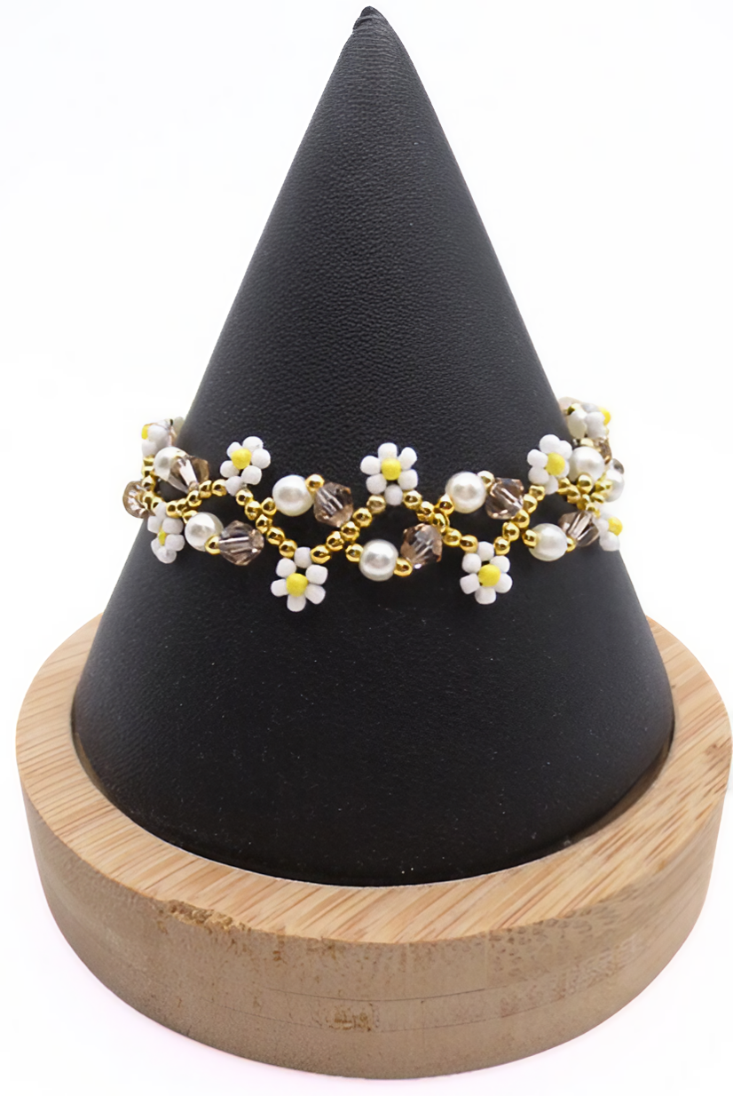 Floral bracelet handmade jewellery jewelry