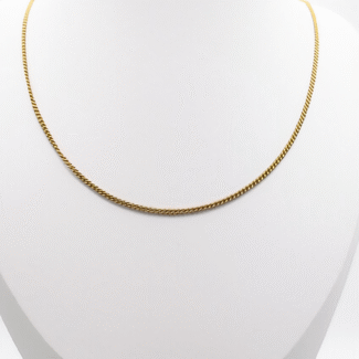 Gold colour stainless steel chain jewelry jewellery