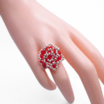 Rose ring handmade jewellery jewelry