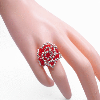 Rose ring handmade jewellery jewelry