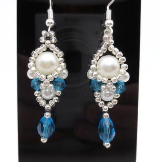 Earrings Alessia Blue Handmade Jewellery jewelry