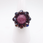 Ring purple tourmaline handmade jewellery jewelry