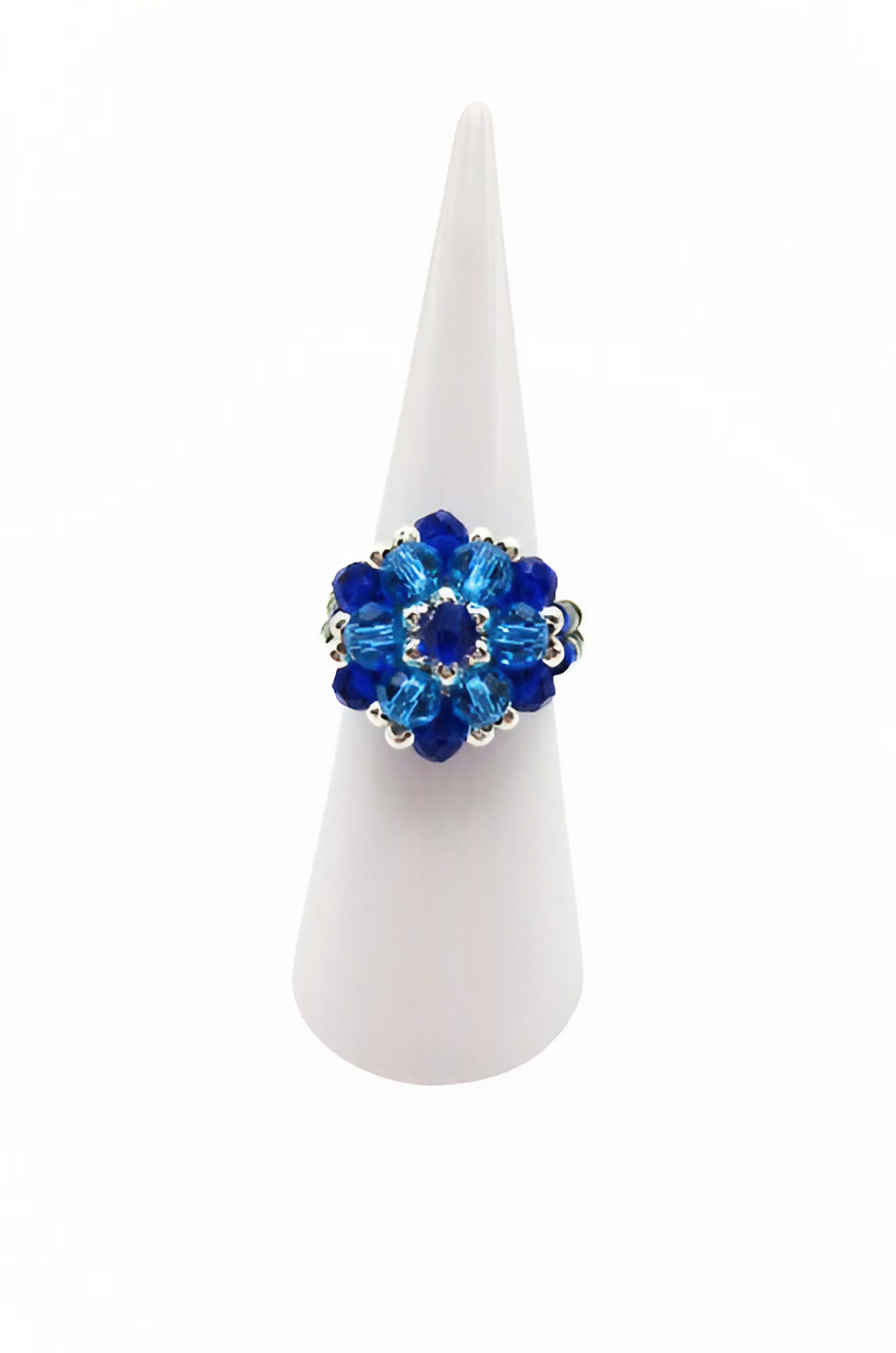 Ring Jessica Crystal handmade jewellery jewelry