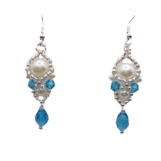 Earrings Alessia Blue Handmade Jewellery jewelry