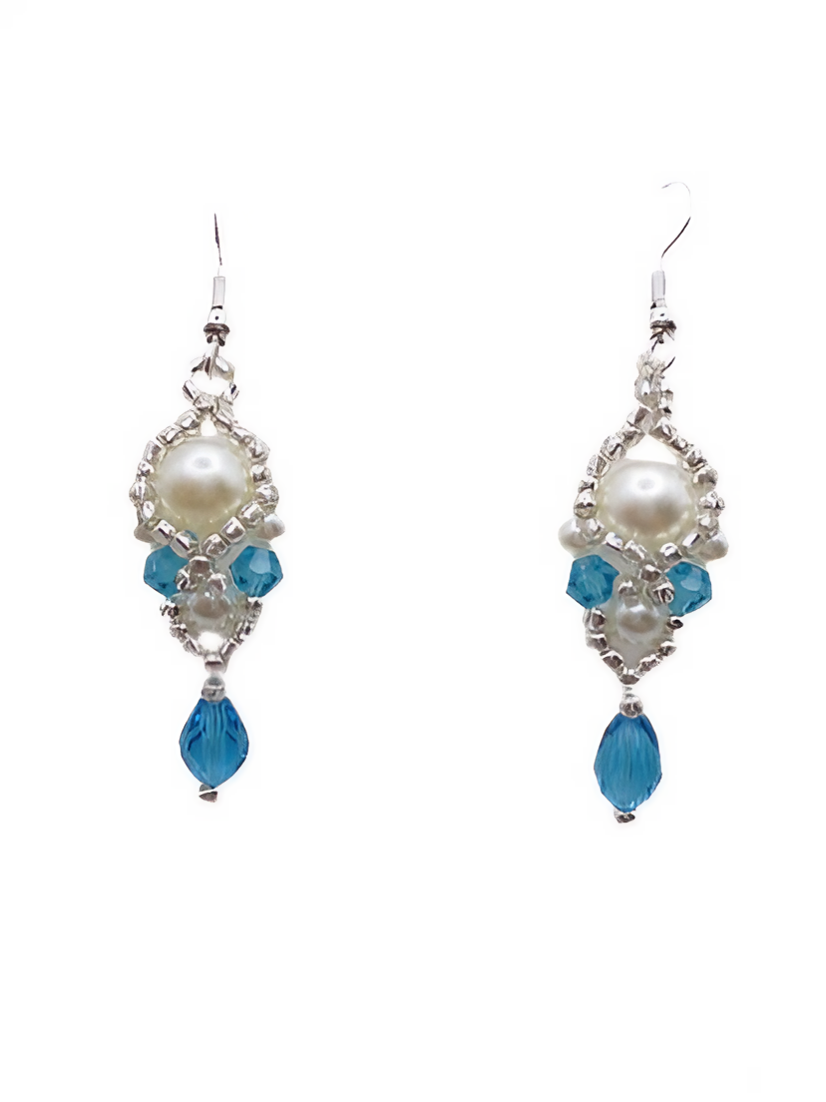 Earrings Alessia Blue Handmade Jewellery jewelry