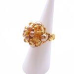 Ring Hazel Yellow Crystal handmade jewellery jewelry