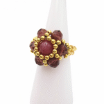 Ring purple tourmaline handmade jewellery jewelry