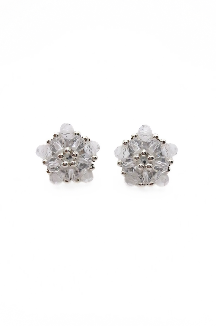 Earrings Clear Crystal Sabrina Handmade Jewellery jewelry